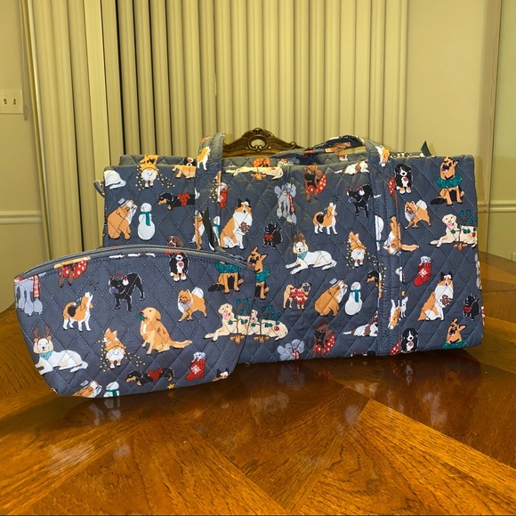 Vera Bradley Bags Nwt Vera Bradley Holiday Bundle In Holiday Dogs Poshmark